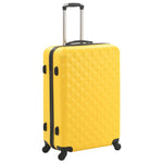 Hardcase Trolley Set 3 pcs Yellow ABS