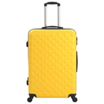 Hardcase Trolley Set 3 pcs Yellow ABS