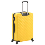 Hardcase Trolley Set 3 pcs Yellow ABS