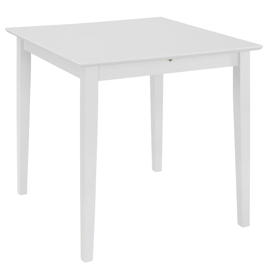 Etendable Dining Table White  MDF