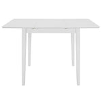 Etendable Dining Table White  MDF