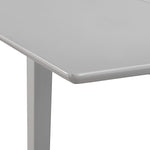 Etendable Dining Table Grey MDF