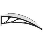 Door Canopy (Black and Transparent)