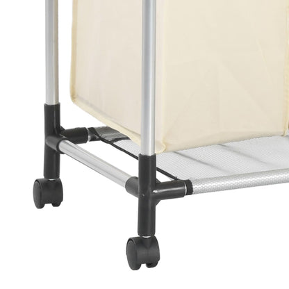 Laundry Sorter with 4 Bags- Cream