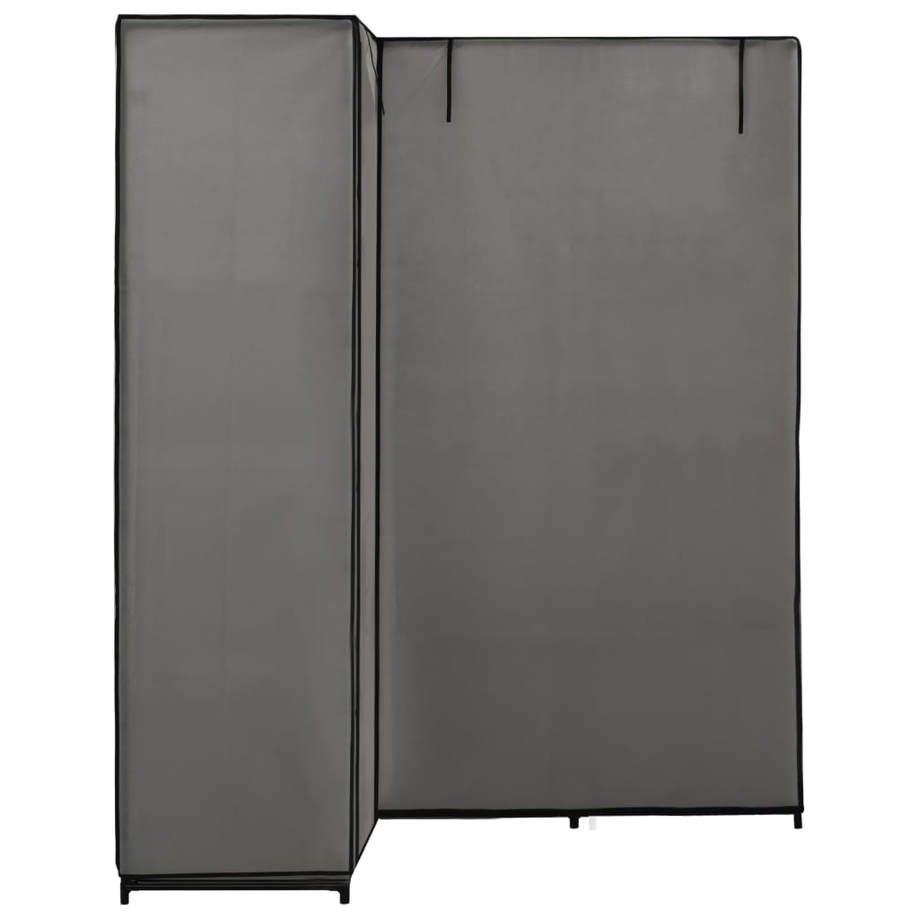 Corner Wardrobe Grey
