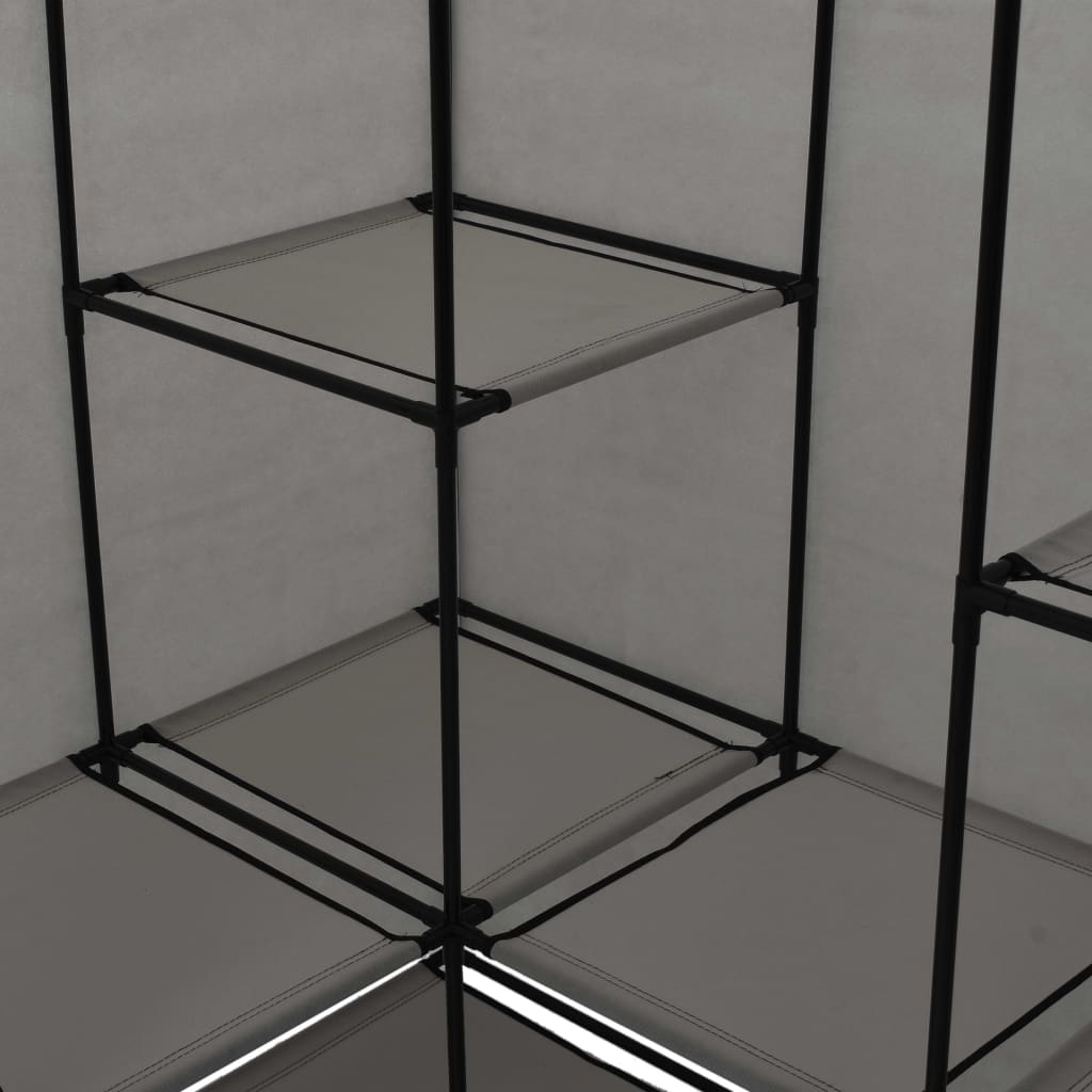 Corner Wardrobe Grey
