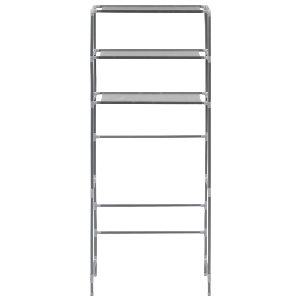 3-Tier Storage Rack over Laundry Machine Silver