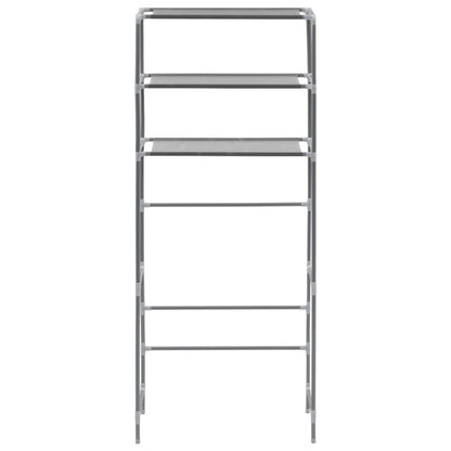 3-Tier Storage Rack over Laundry Machine Silver