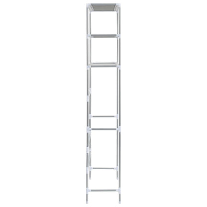 3-Tier Storage Rack over Laundry Machine Silver