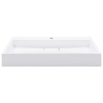 Wash Basin  Mineral Cast/Marble Cast , White