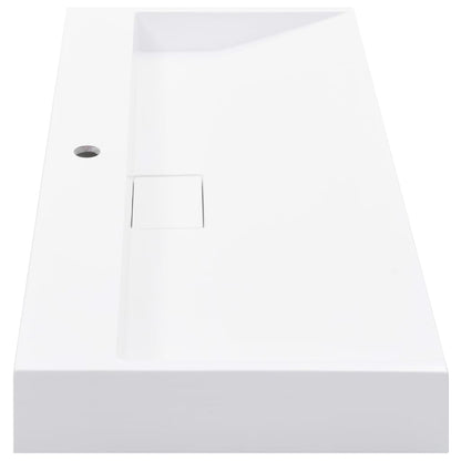 Wash Basin  Mineral Cast/Marble Cast {White}