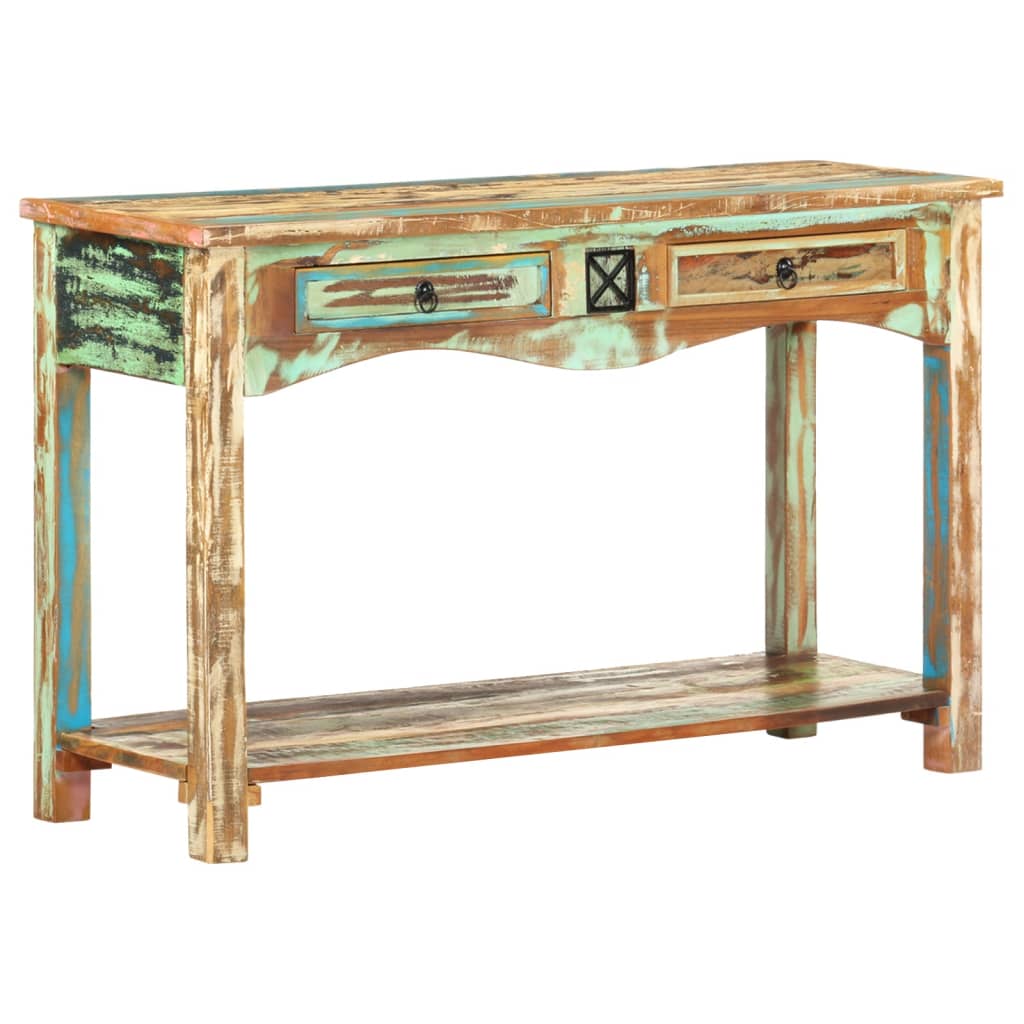 Console Table, Solid Reclaimed Wood - 120×40×75cm