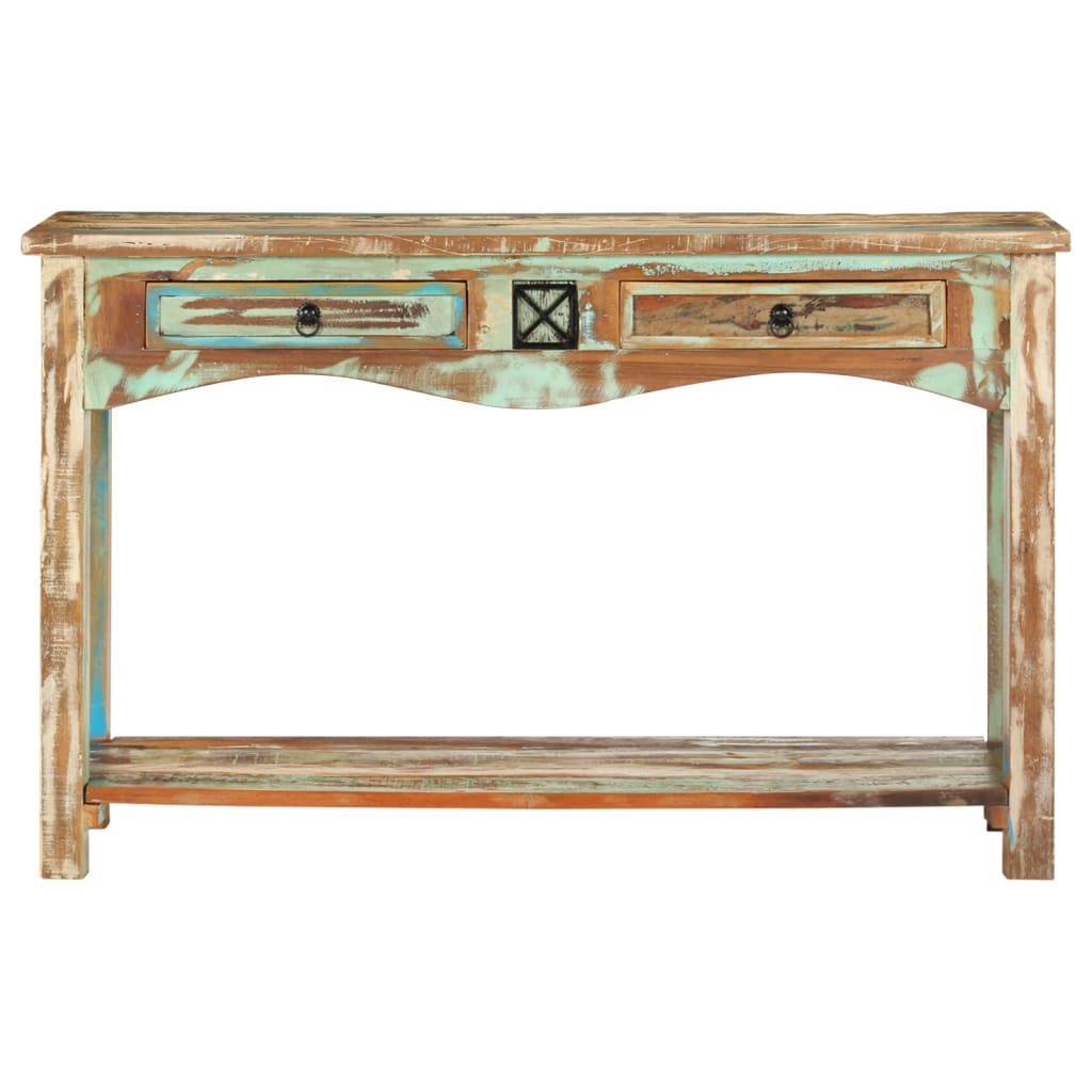 Console Table, Solid Reclaimed Wood - 120×40×75cm
