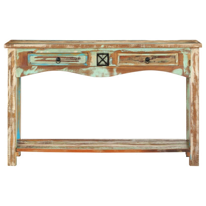 Console Table, Solid Reclaimed Wood - 120×40×75cm