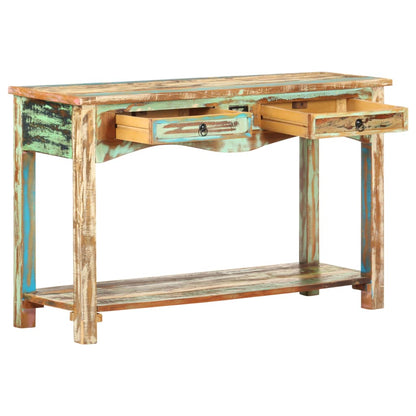 Console Table, Solid Reclaimed Wood - 120×40×75cm