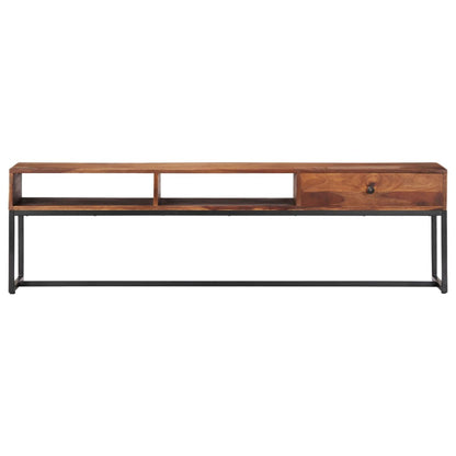 TV Cabinet Storage Solid Sheesham Wood