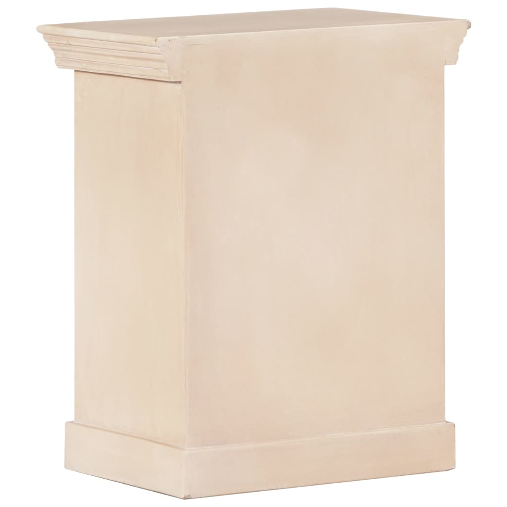 Bedside Cabinet Solid Mango Wood