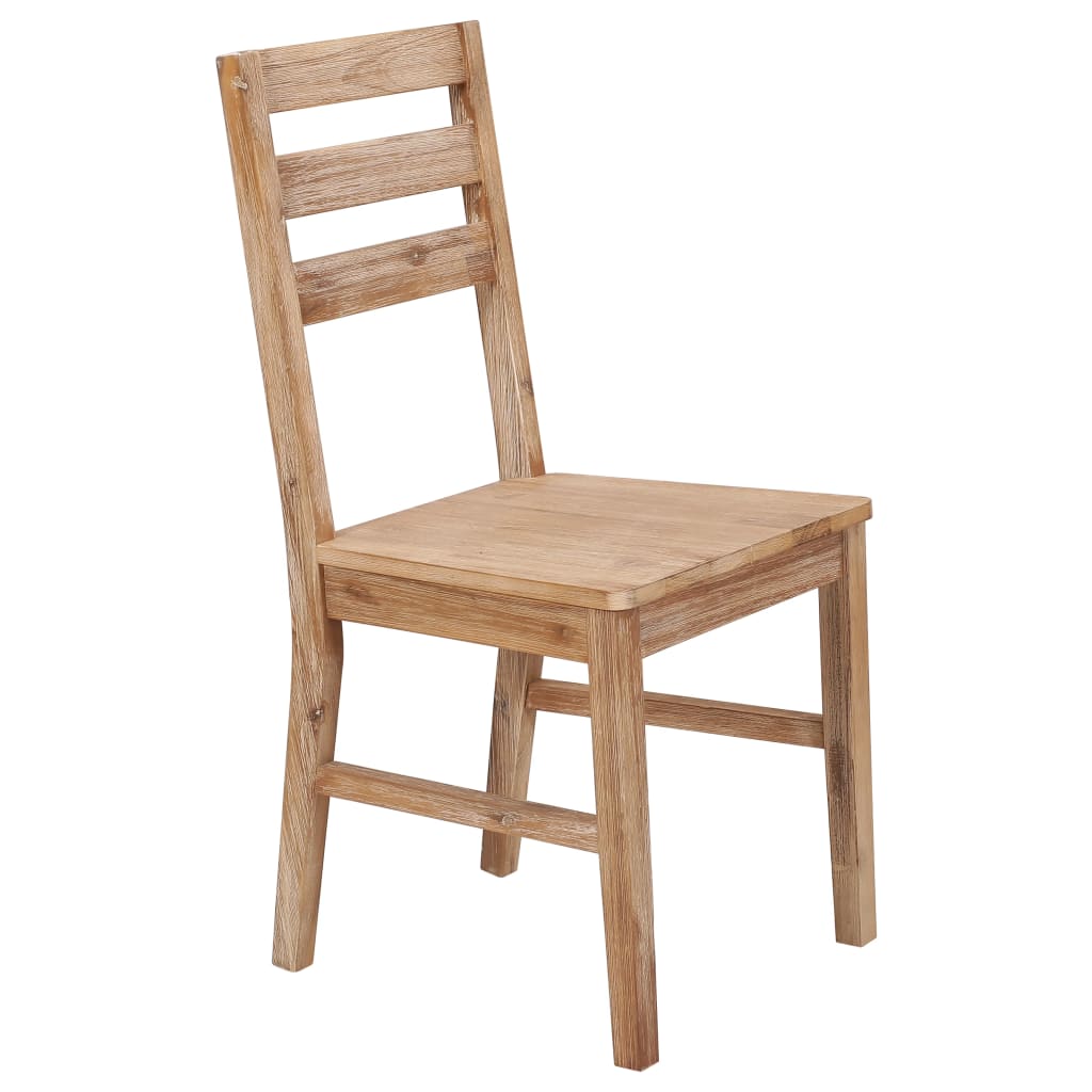 Dining Chairs 6 pcs Solid Acacia Wood - 42×49×90cm