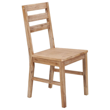Dining Chairs 6 pcs Solid Acacia Wood - 42×49×90cm