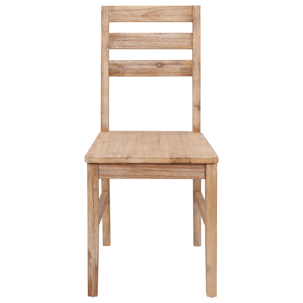 Dining Chairs 6 pcs Solid Acacia Wood - 42×49×90cm