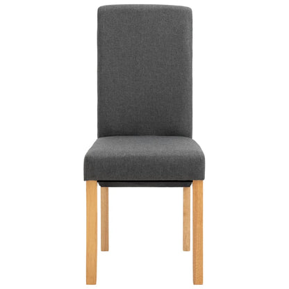 Dining Chairs 4 pcs Grey Fabric - 42×54.5×96cm