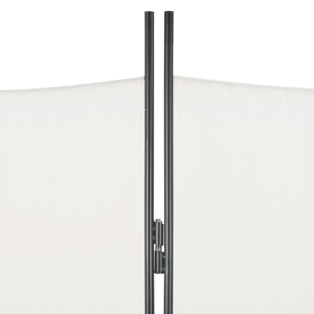 5-Panel Room Divider White - 200×180cm