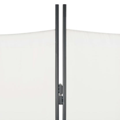 5-Panel Room Divider White - 200×180cm