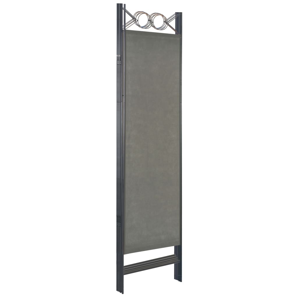 5-Panel Room Divider Anthracite