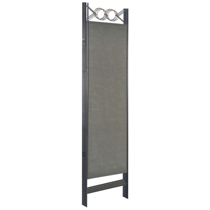 5-Panel Room Divider Anthracite