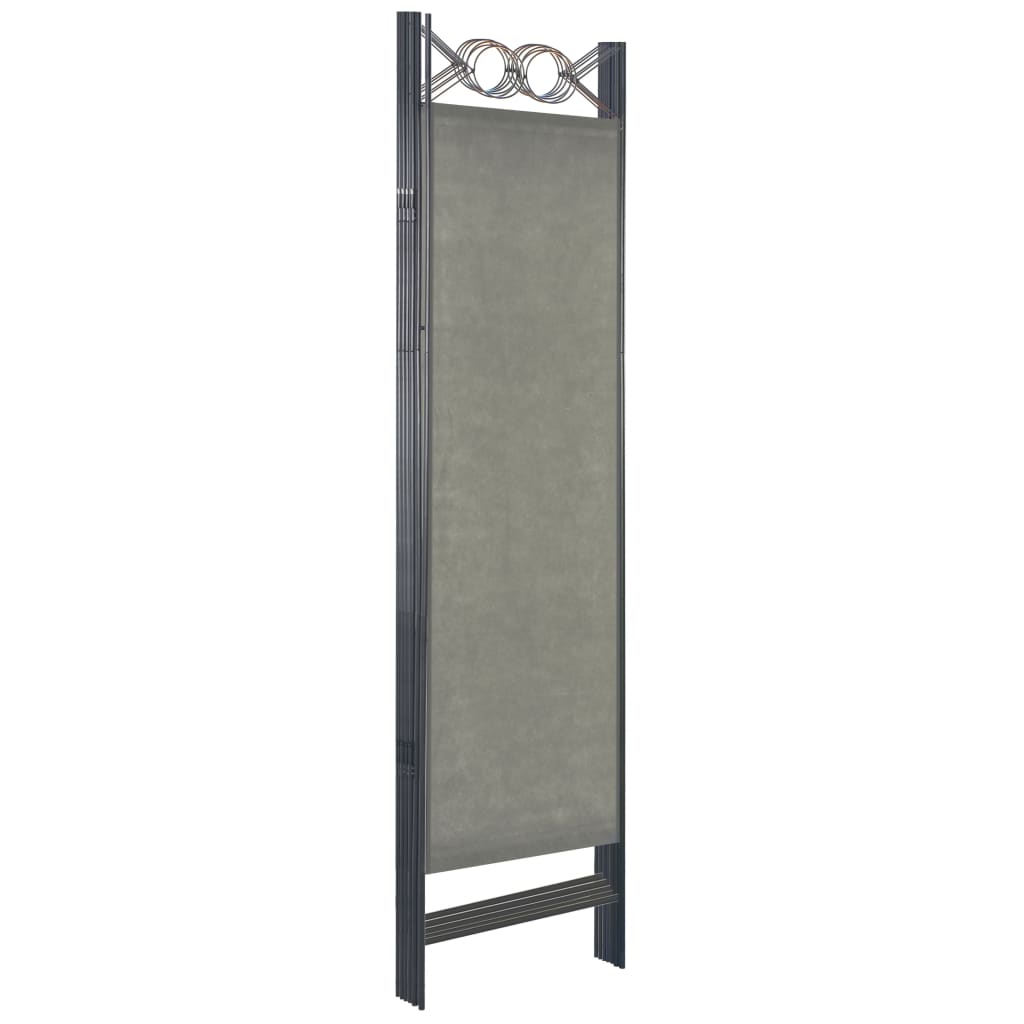 6-Panel Room Divider Anthracite - 240×180cm