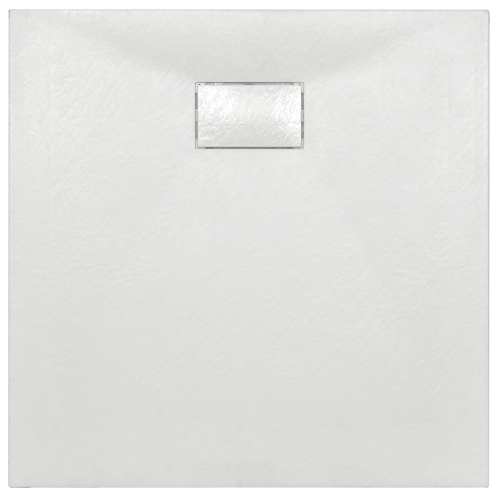 Shower Base Tray SMC White  S