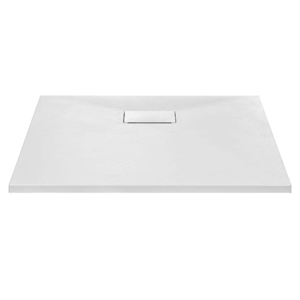 Shower Base Tray SMC White  L
