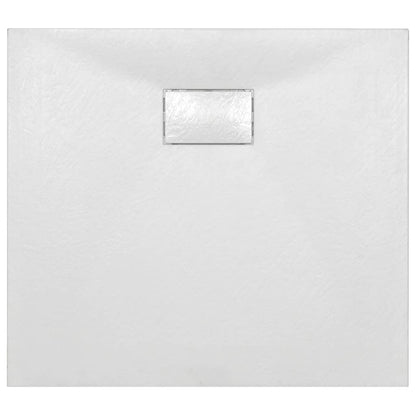 Shower Base Tray SMC White  L