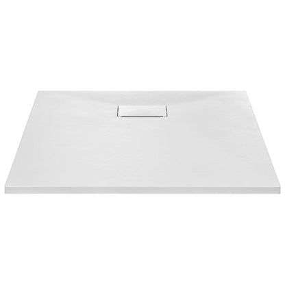 Shower Base Tray SMC White  XL