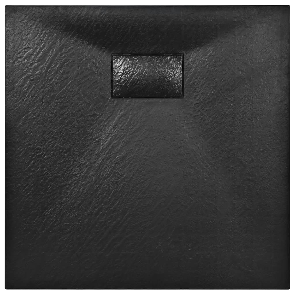 Shower Base Tray SMC Black  XL