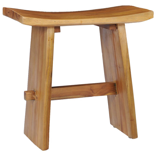 Stool Solid Teak Wood - 50×30×50cm