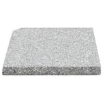 Umbrella Weight Plates 4 pcs Grey Granite Square 100 kg