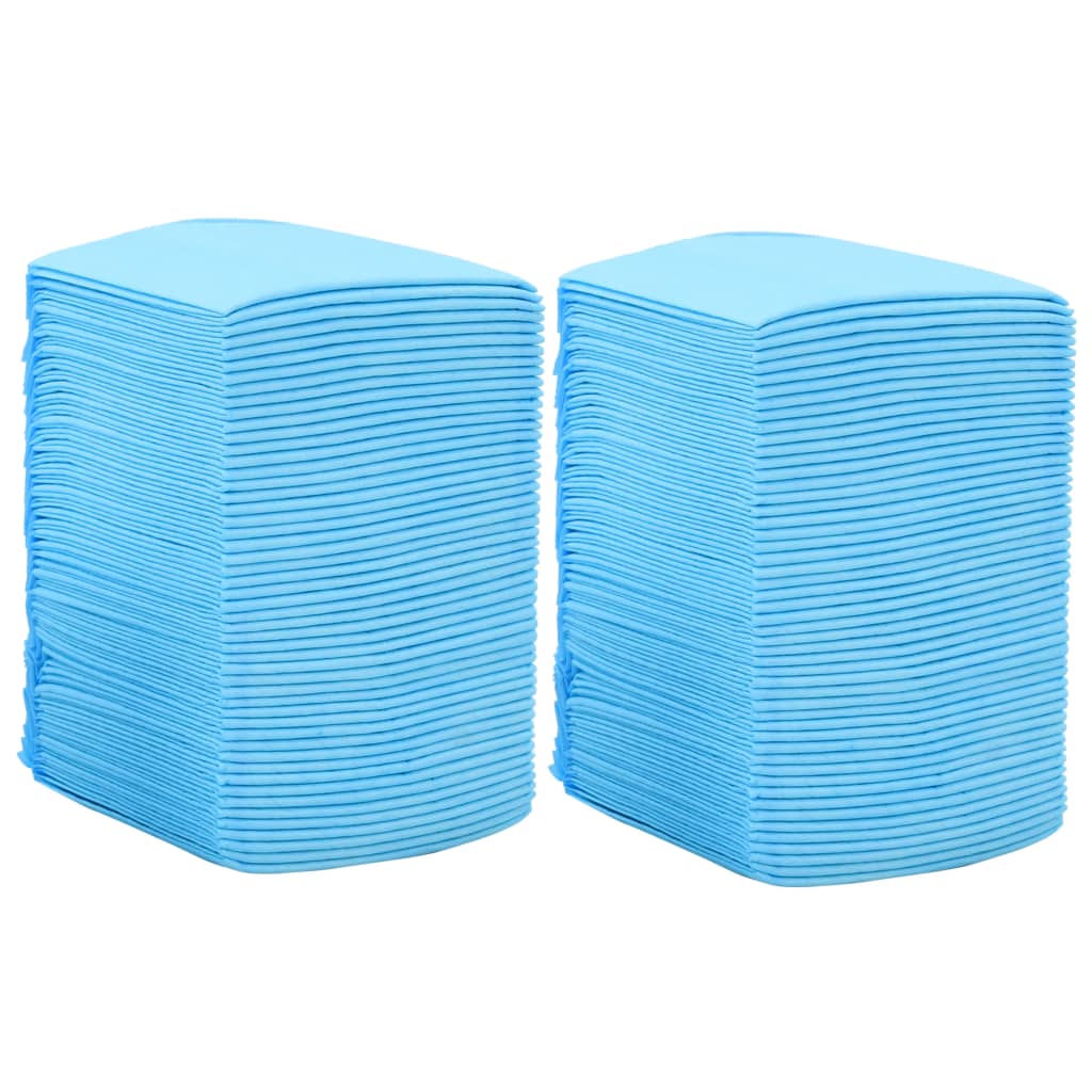 Pet Training Pads  100 pcs Non Woven Fabric Blue and white