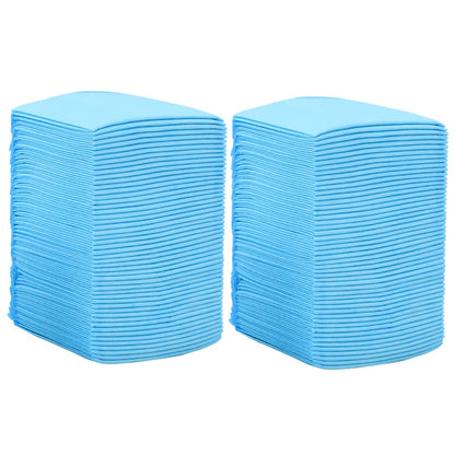 Pet Training Pads  100 pcs Non Woven Fabric Blue and white