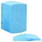 Pet Training Pads  100 pcs Non Woven Fabric Blue and white