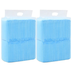 Pet Training Pads  200 pcs Non Woven Fabric--Blue and white