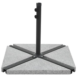 Umbrella Weight Plates 4 pcs Grey Granite Triangular 60 kg