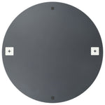 Frameless Mirror Round 80 cm Glass