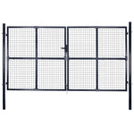 Mesh Garden Gate Galvanised Steel Grey