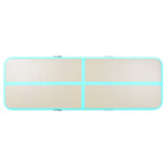 Inflatable Gymnastics Mat with Pump PVC Green