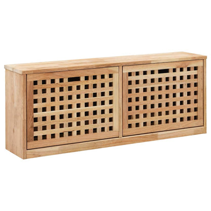Shoe Storage Bench Solid Wood 94x20x38cm