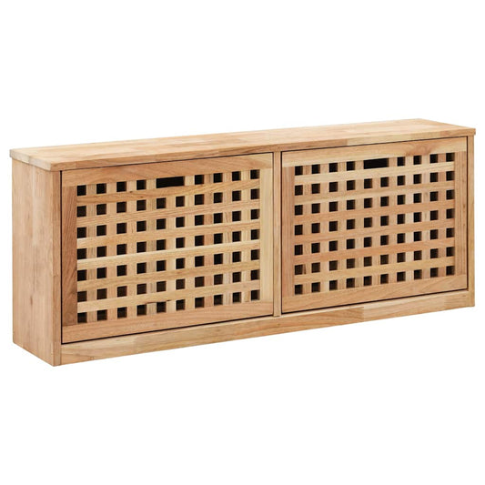 Shoe Storage Bench Solid Wood 94x20x38cm