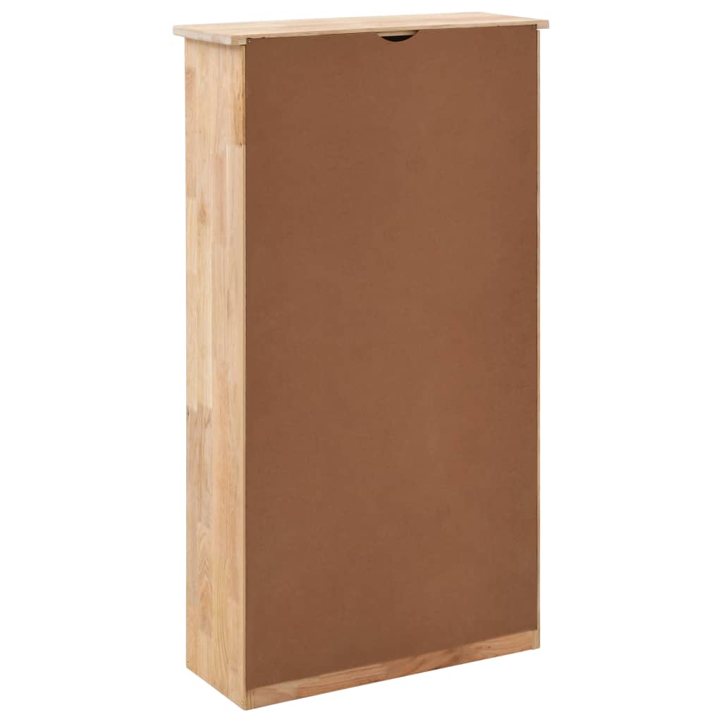 Shoe Storage Walnut Cabinet 55x20x104cm