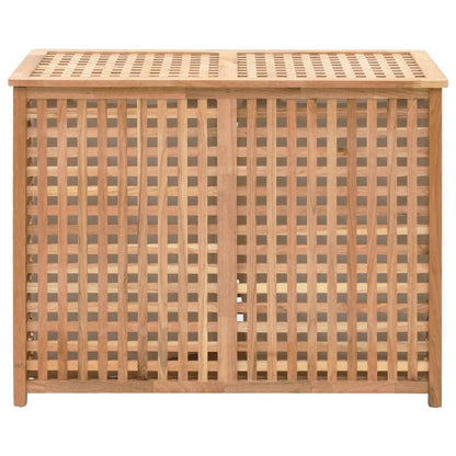 Laundry Bin Solid Wood Natural 87.5x46x67cm