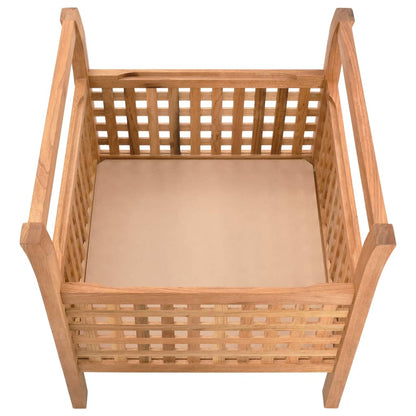 Storage Bench Solid Walnut Wood